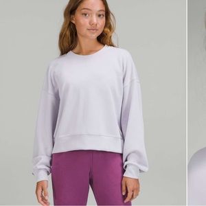 Lululemon Perfectly Oversized Cropped Crew *Softstreme